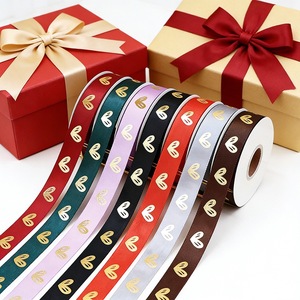 Wide Size Custom Satin Ribbon Full Print Design For <b>Large</b> <b>Gift</b> <b>Box</b> And Wedding Backdrop - Product Image 5