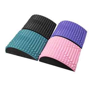 Camilla de espalda con punto de masaje para músculos de la columna vertebral Relajación Alivio del dolor lumbar Masajeador de cuello para el trabajo Ejercicio de yoga - Product Image 1