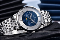 Montres Pagani Design 1795 en acier inoxydable, chronographe japonais à quartz, montres pour hommes, verre saphir, étanches 10 ATM, montre pour hommes