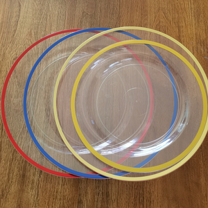 60 Assiettes de Présentation Dorées Transparentes de 13 Pouces - Product Image 2