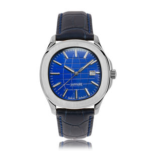 Reloj de lujo de acero resistente al agua con garantía de calidad, reloj con correa de cuero a la moda para hombre - Product Image 4