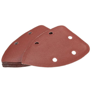 Almohadillas de lijado de ratón triangular rojo de alta dureza, discos abrasivos para pulir, lijadora, hojas de papel de lija de repuesto - Product Image 6