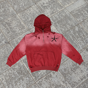 Sudadera con Capucha Unisex Extra Grande de Poliéster/Algodón de Alta Calidad, Estilo Vintage, con Logotipo Personalizado con Impresión Digital y Diseño con Cremallera, Venta al Por Mayor - Product Image 4