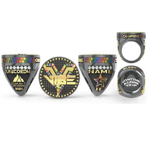 Venta caliente personalizado personalizar propio logotipo niños béisbol Campeonato anillo - Product Image 2