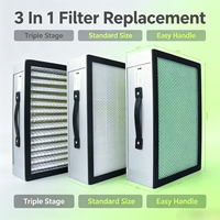 Filter Karbon Filter Hepa H13 Prefilter 3 in 1 Filter 378*278*50 378*278*100mm Pengganti Filter untuk Fume Extractor FES350 Pro