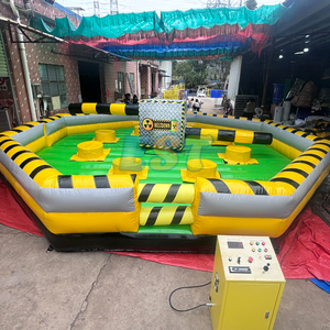 Deporte interactivo divertido juego <span class=keywords><strong>de</strong></span> fusión mecánico inflable último hombre juego <span class=keywords><strong>de</strong></span> pie <span class=keywords><strong>juegos</strong></span> inflables eliminadores <span class=keywords><strong>de</strong></span> wipeout - Product Image 2