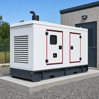 Groupe électrogène diesel silencieux de 15 kW pour alimentation de secours d'urgence LINGGE 3 phases 400V 50Hz