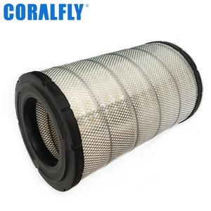 อะไหล่เครื่องยนต์ของ coralfly Excavator ไส้กรองอากาศ600-185-6100 AF25468 RS4638 P608885 AF25627 - Product Image 3