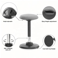 Tabouret de bureau réglable en hauteur 57-83 cm, pivotant, antidérapant, ergonomique, pour bureau, salle de classe, atelier et domicile