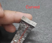 Bracelet de montre en acier inoxydable 904L, bracelet Jubilee Oysterlock pour Rolex Arf GMT Master 2/Dayjust 41 mm/36 mm M126710