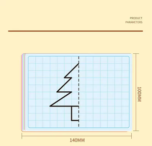 Lưới đối xứng vẽ giấy đồ họa câu đố đồ chơi tập trung <span class=keywords><strong>Train</strong></span> Truy Tìm bức tranh thẻ cho trẻ em hỗ trợ giảng dạy - Product Image 3