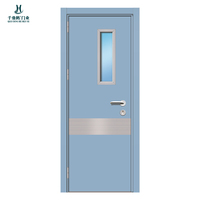 Porte intérieure plate composite résistante à l'humidité et ignifuge, sur mesure, couleur personnalisée, pour couloir, hôpital, école, ingénierie