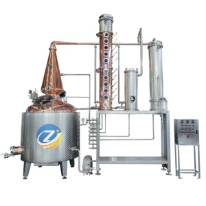 Distillateur ZJ 500l Copper Gin <span class=keywords><strong>vodka</strong></span> Distillateur tranquille Machine de distillation d'alcool Équipement de distillerie d'alcool - Product Image 6