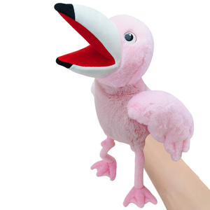 Nuevo pájaro animal marioneta <span class=keywords><strong>de</strong></span> mano gran pico pájaro loro juguete <span class=keywords><strong>de</strong></span> peluche para niños pájaro muñeca águila muñeca al por mayor - Product Image 6