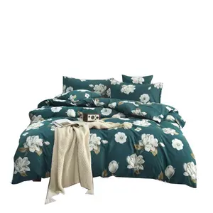 GAGA寝具セット綿100% 美しい花のデザインモダンなパターンソフトホームスリーピングセットカバー