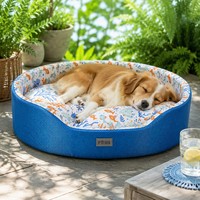 Lit rafraîchissant pour animaux de compagnie (chats et chiens) avec logo personnalisé, design estival, vente en gros du fabricant