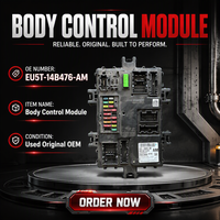 Module de commande de carrosserie (BCM) OE EU5T 14B476 AM pour Ford, boîtier de fusibles d'origine d'occasion, unité de commande du calculateur de carrosserie