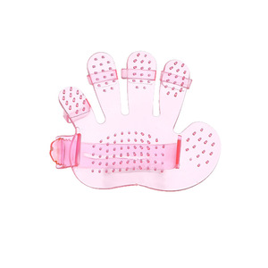 Cepillo de Cinco Dedos para Mascotas, Peine de Masaje para Perros Multicolor, Herramienta de Baño de Plástico - Product Image 5