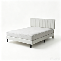 Nouveau design 2026 à succès pour lit rembourré alliant luxe haut de gamme, confort et style moderne en tissu