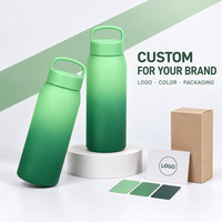 Bouteille shaker en plastique en gros avec poignée 600ml 700ml pour protéines, idéale pour la gym, le fitness et les sports de plein air