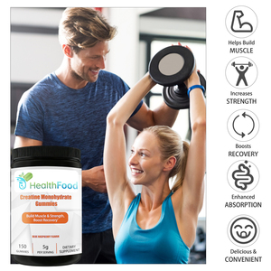 Créatine monohydrate en gommes à absorption rapide, complément pour la musculation, amélioration des performances sportives, produits de créatine en gommes - Product Image 4