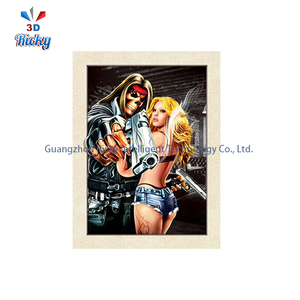 Affiche 3D personnalisée en plastique PET, artisanat en plastique, affiche <span class=keywords><strong>lenticulaire</strong></span> 5D, image animale 3D haute <span class=keywords><strong>définition</strong></span> pour décoration murale - Product Image 4