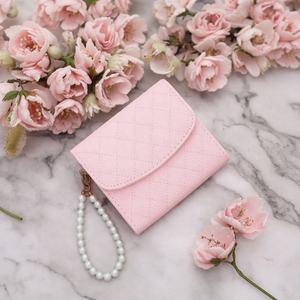 Hongbo Best Mini <span class=keywords><strong>portefeuille</strong></span> de cartes multifonctionnel portable en cuir matelassé galet 10 couleurs pour clé, argent comptant, argent comme cadeau de Noël/école - Product Image 1