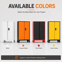 Gabinete de Almacenamiento Industrial de Acero con Cerradura Electrónica de Contraseña, Recubrimiento en Polvo Resistente para Uso en Talleres y Garajes