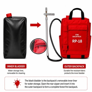 Extincteur à eau portable et pliable pour forêt, 18L, à bas prix, avec pulvérisateur à dos - Product Image 5