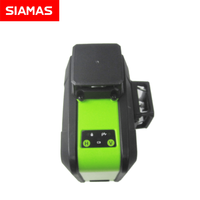 SIAMAS Niveau laser vert 16 lignes Outil laser auto-nivelant 4D avec télécommande rechargeable