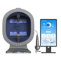 Appareil d'analyse de la peau multifonctionnel W à 3 lentilles avec IA, analyse de l'état de la peau du visage, machine de beauté pour salon, WiFi, écran tactile de 21,5 pouces