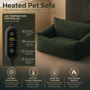 ZT Wholesale Linen Square Pet <b>Beds</b> Heating Mat with Removable Cover Autumn/Winter Heated <b>Dog</b> cat <b>Beds</b> Cat Cave <b>Dog</b> cat <b>Sofa</b> - Product Image 3