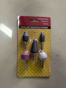 Piedra abrasiva montada para <span class=keywords><strong>Dremel</strong></span>, herramientas rotativas, cabezal de rueda de piedra de molienda, accesorios de herramientas <span class=keywords><strong>Dremel</strong></span>, 5 uds. - Product Image 5