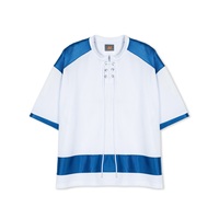 Camiseta para Hombre OEM de Alta Calidad, Jersey de Hockey sobre Hielo Personalizado, Ropa Deportiva Unisex, Nombre del Equipo Impreso, Uniforme, Camisetas de Malla para Adultos