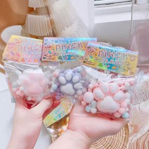 Factory Direct Sale Wholesale TPR Cat Paw Unique Taba <b>Mini</b> Squishy Gift Slow Rebound Toy Hamster Cat Claw Pinch Squeeze Toy - Product Image 1