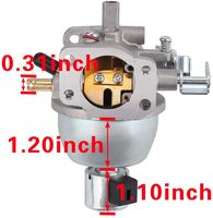 Carburateur 847395 pour B&S 846280 808725 846944 JD LT-166 16 HP Moteur Vanguard Remplace BS-846280 BS-807906