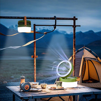 Lampe de camping solaire LED pliable de nouvelle génération pour l'extérieur, avec commande par bouton-poussoir, rechargeable, idéale pour la montagne