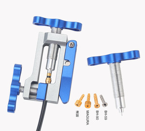 YOUME 二合一铝制自行车刹车液压工具，带软管、针头驱动器和切割器，适用于山地车和公路自行车 - Product Image 3