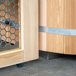 Baignoire autoportante en bois pour bain froid, utilisable en intérieur et en extérieur, tout-en-un. - Product Image 2