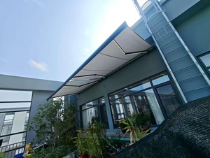 Tenda da sole retrattile a forma di scatola piena a cassetta a scomparsa con tenda da sole verticale a scomparsa bracci da sole - Product Image 2