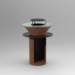 <span class=keywords><strong>Plancha</strong></span> Grill Ronde en Acier Corten pour Cuisson à Haute Température, Style Tendance, Grande Taille, pour Camping, Patio et Jardin - Vente en Gros - Product Image 2