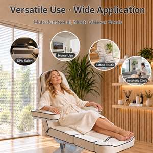 Cama de Belleza Eléctrica Multifuncional, Silla de Tratamiento para Tatuajes e Inyecciones, Cama de Masaje para Salón de Belleza - Product Image 6