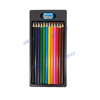 Crayons de couleur en bois ensemble de crayons de couleur pour enfants dessin naturel 12 haute qualité étudiant Art plomb origine lieu coloré