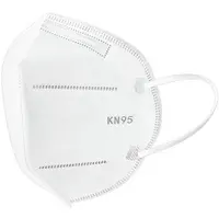 KN95 máscara desechable polvo Puerto seguridad cinturón de protección de la banda de Metal Mascherine FFP2 médica blanca cara máscara