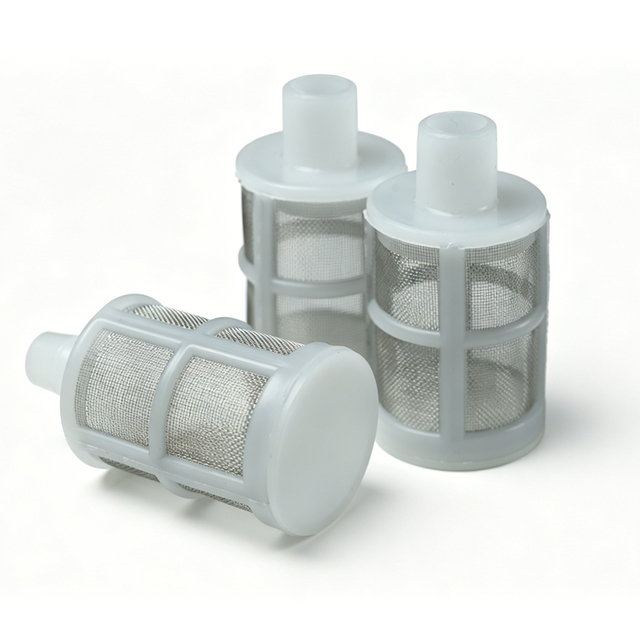 Plastic Water Suction Strainer with Stainless Steel Mesh for Electric Sprayer Pump & Garden Irrigation