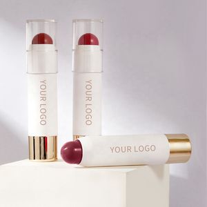 Cubierta transparente respetuosa con el medio ambiente, palo de rubor multiusos, tubo vegano, embalaje personalizado, libre de crueldad, mejilla, es rojo, palo cremoso, rubor - Product Image 1