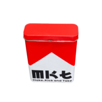 Boîte en étain mate, acceptant la personnalisation pour l'emballage de cadeaux, d'artisanat et de produits alimentaires