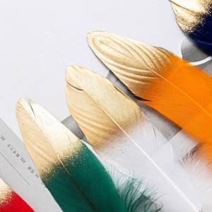 Hot Selling Novelty <b>Feather</b> Ballpoint Pens with Custom logo Promotional Gift Item - Product Image 3