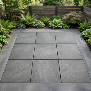 Carreaux de sol extérieurs en porcelaine de granit noir anthracite à motifs italiens 20 mm 600x900 mm, haute résistance, antidérapants R11 - Product Image 5