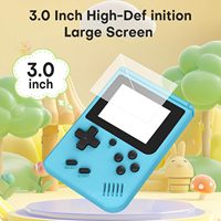 Console de jeu portable rétro mini 500-en-1 8 bits, lecteur de jeux portable Wi-Fi, écran LCD couleur HD 3 pouces, sortie AV TV, système d'exploitation Linux, cadeau pour enfants et adultes